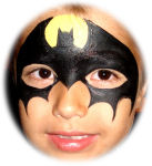 Face Painting Bat Man