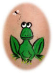 Face Painting Cheek Art Frog Fly